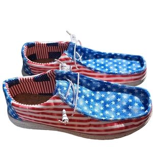 Men's Size 12/46 Patriotic American Print NO BRAND